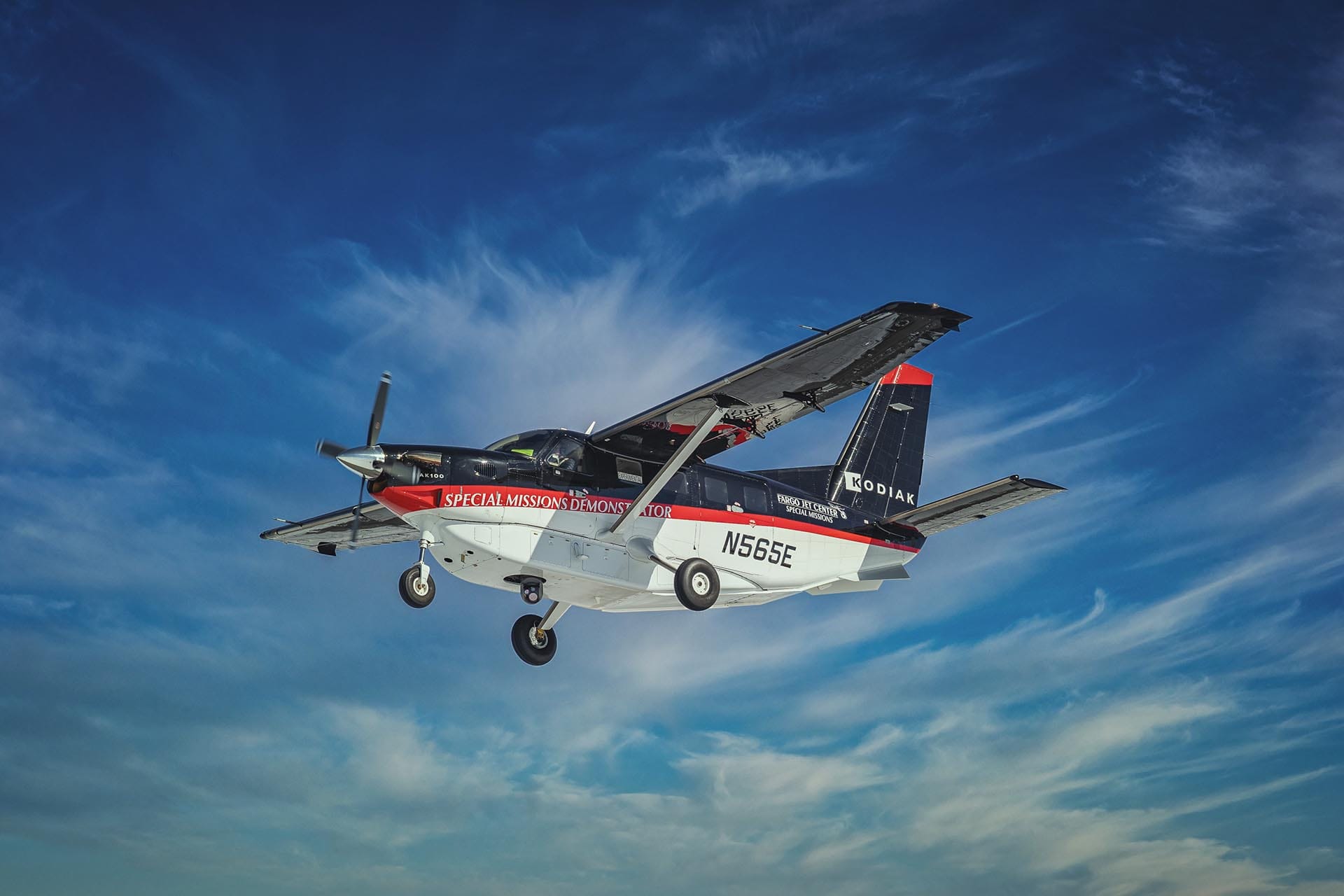 Kodiak Retractable Camera Mount Fargo Jet Center Special MIssions Aircraft