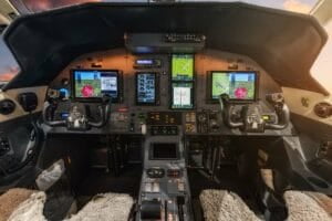 fargo jet center pilatus pc-12 garmin avionics upgrade