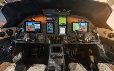 Fargo Jet Center Completes Garmin Avionics Upgrade to the First of Three Air Medical Transport Pilatus PC-12 Aircraft