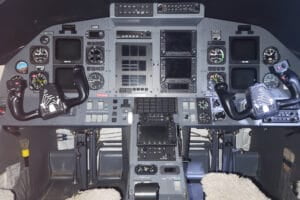 fargo jet center garmin avionics pilatus pc-12 cockpit upgrade before