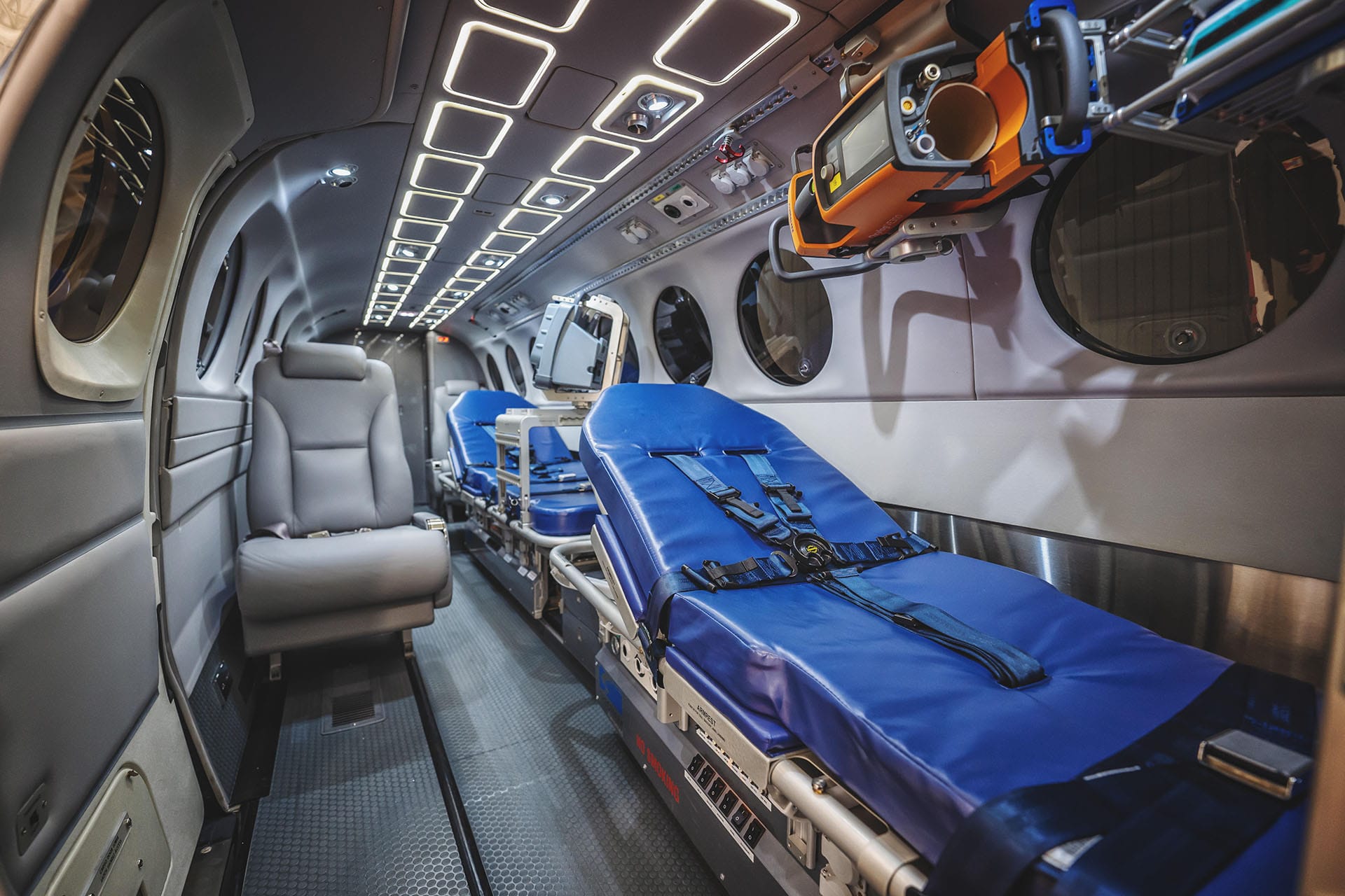 Fargo Jet Center King Air 350 Air Ambulance Conversion