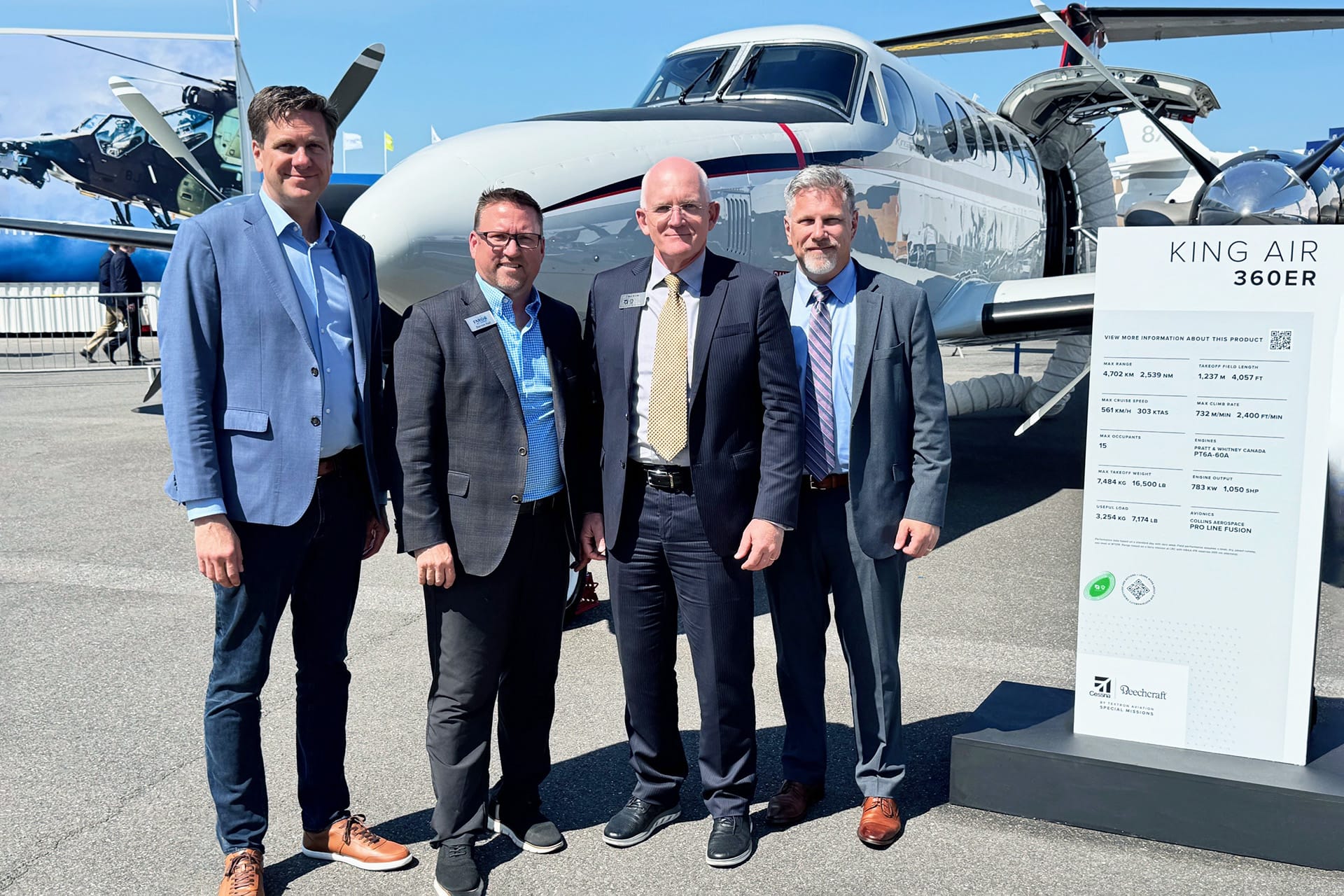FJC Textron Aviation King Air 360 Acquisition at Paris Air Show