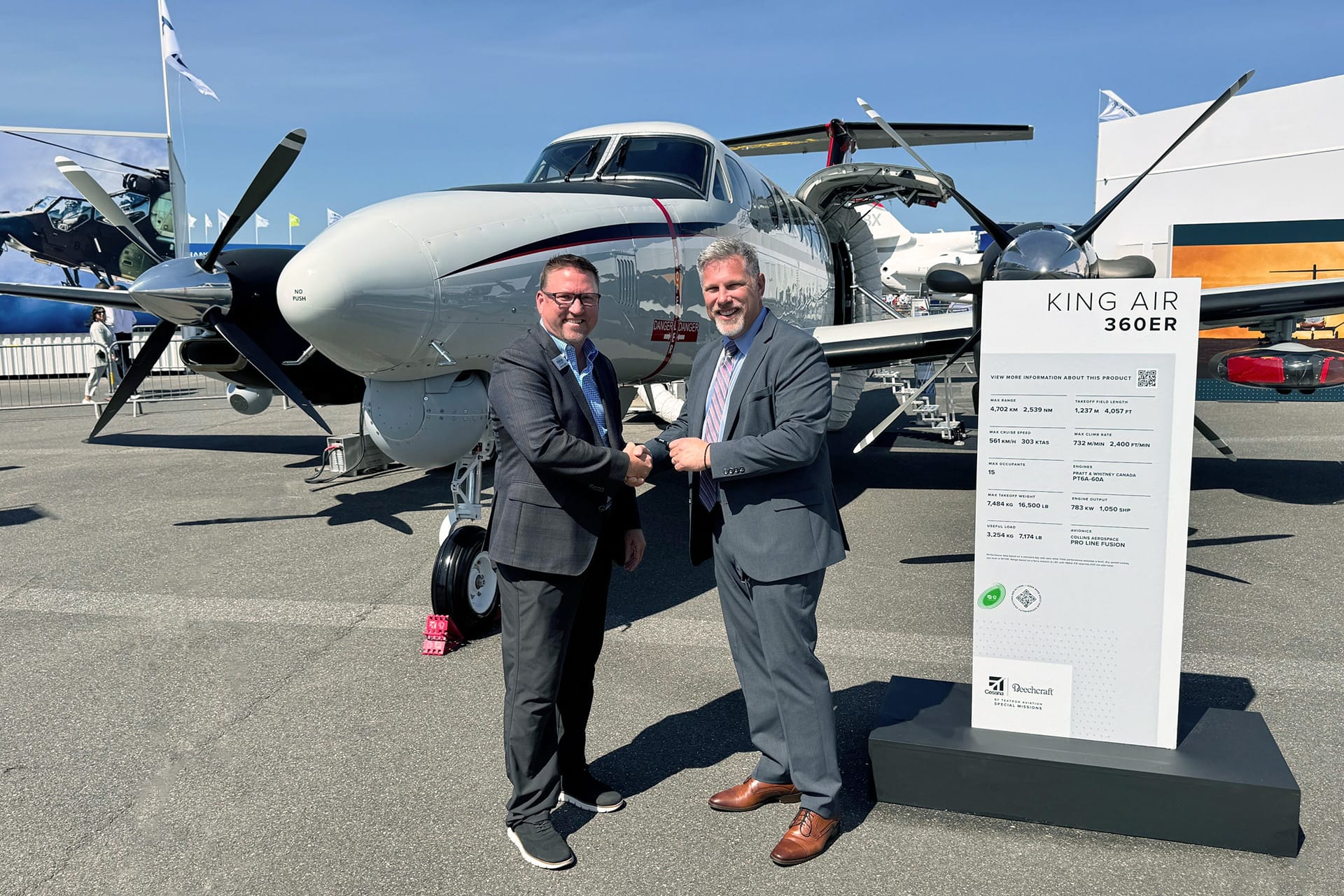 FJC Textron Aviation King Air 360 Acquisition at Paris Air Show